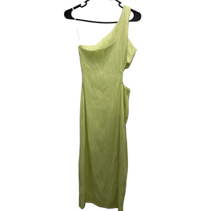 NWOT That’s So Fetch Chic Green One-Shoulder Bodycon Dress Size 6